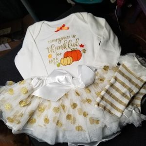 3 Piece Thanksgiving Baby Outfit - 9mo